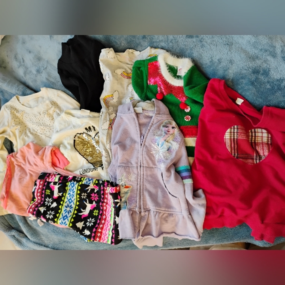 9 PCs. Colorful Kids Clothing Bundle